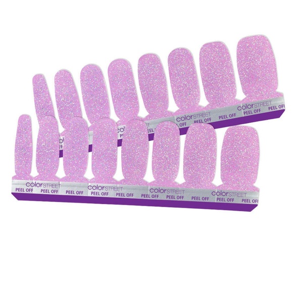 Color Street - Glamsterdam - soft lavender sparkle nail strip set - Picture 4 of 13